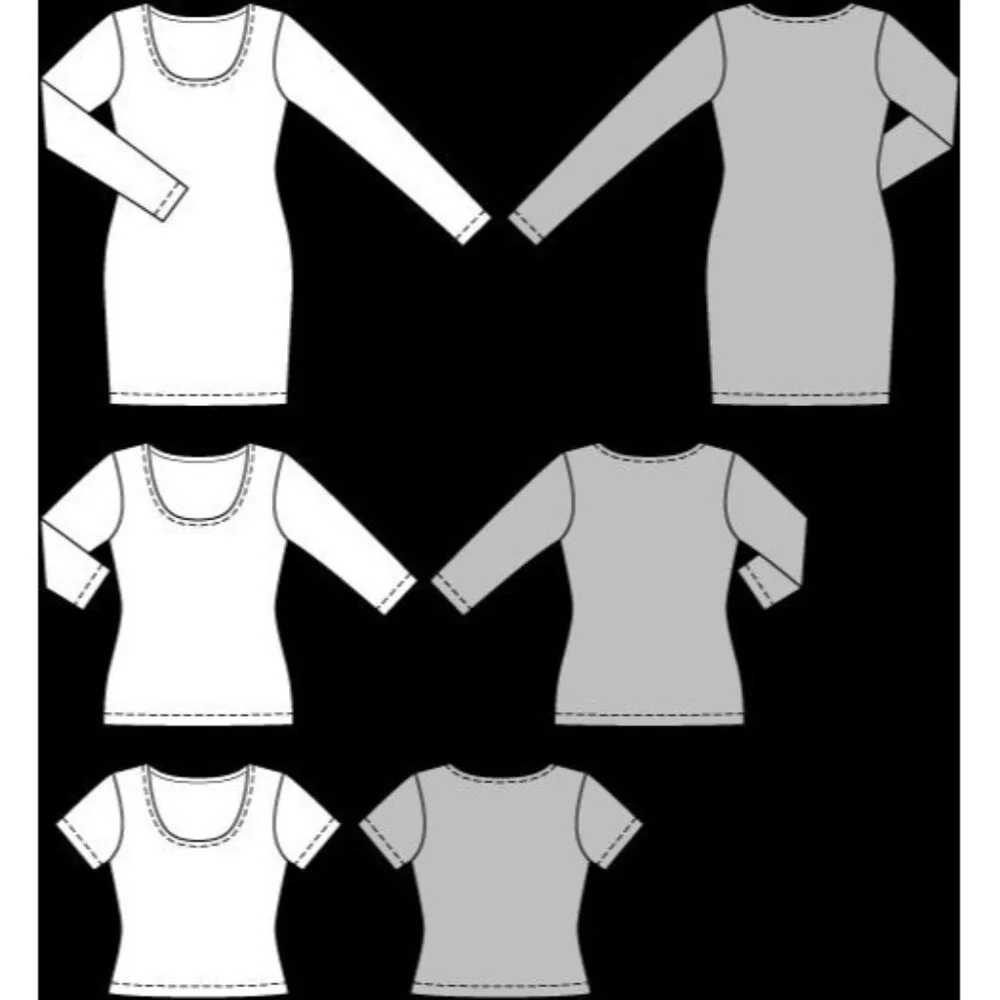 Burda Sewing Pattern 6716 Dress Shirt Misses Size‎ 16-26